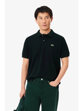 lacoste ανδρική μπλούζα πόλο πικέ κοντομάνικη με κεντημένο