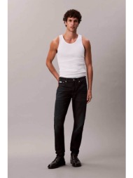 calvin klein jeans ανδρικό τζιν παντελόνι πεντάτσεπο slim tapered fit - lv04rd700g denim blue σκούρο