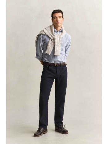 gant ανδρικό τζιν παντελόνι πεντάτσεπο regular fit (34l) 