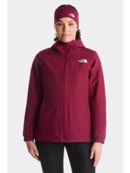 the north face γυναικείο αδιάβροχο μπουφάν `quest dryvent™` - nf0a8g12mvo1 μπορντό