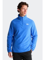 the north face ανδρική μπλούζα fleece standard fit `glacier` - nf0a8d0qnlq1 μπλε ανοιχτό