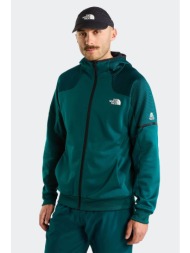 the north face ανδρική ζακέτα fleece με κουκούλα standard fit `mountain athletics™ 2.0` - nf0a8j7xn4