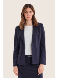 gerry weber γυναικείο σακάκι μονόχρωμο - n70150734038 μπλε σκούρο