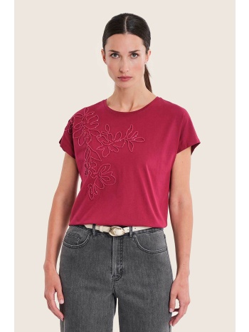 gerry weber γυναικείο τ-shirt με κέντημα - n71700696038