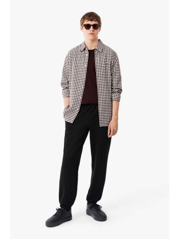 lacoste ανδρικό παντελόνι φόρμας με κεντημένο λογότυπο