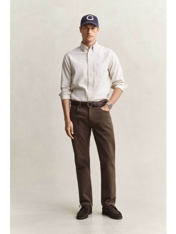 gant ανδρικό τζιν παντελόνι πεντάτσεπο regular fit (34l) 