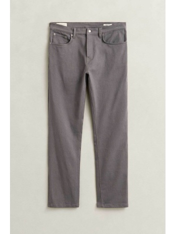 gant ανδρικό τζιν παντελόνι πεντάτσεπο regular fit (34l) 