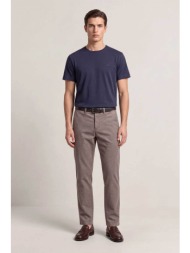 gant ανδρικό παντελόνι ψαροκόκκαλο slim fit (34l) - 1505415 καφέ ανοιχτό