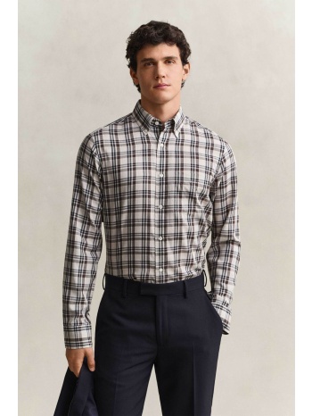 gant ανδρικό πουκάμισο twill button down με καρό σχέδιο και