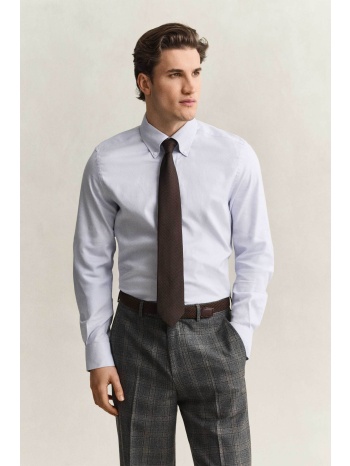 gant ανδρικό πουκάμισο button down slim fit - 3262022 σιελ