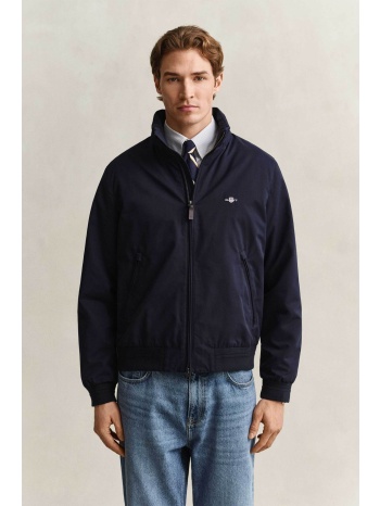 gant ανδρικό αδιάβροχο jacket με ψηλό λαιμό και κεντημένο
