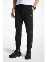 michael kors ανδρικό παντελόνι φόρμας με λογότυπο - ct4524j5mf μαύρο