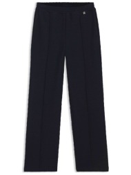 hugo γυναικείο παντελόνι μονόχρωμο relaxed fit `nadrid` - 50563141 μπλε σκούρο