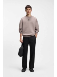 hugo ανδρικό παντελόνι straight fit `cino` - 50567278 μαύρο
