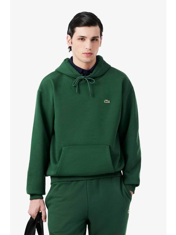 lacoste ανδρική μπλούζα φούτερ με κουκούλα και κεντημένο