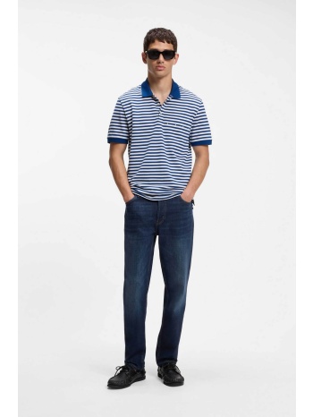 hugo ανδρικό τζιν παντελόνι πεντάτσεπο tapered fit `634` 