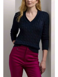 lauren ralph lauren γυναικείο πουλόβερ με cable knit pattern και κεντημένο λογότυπο relaxed fit - 20