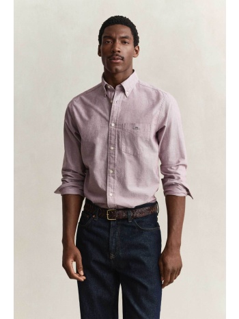 gant ανδρικό πουκάμισο oxford button down με τσέπη και