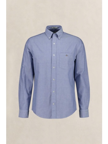 gant ανδρικό πουκάμισο oxford button down με τσέπη και