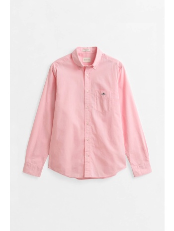 gant ανδρικό πουκάμισο poplin button down με τσέπη και