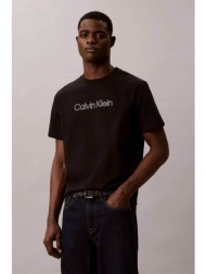 calvin klein jeans ανδρικό t-shirt με logo print relaxed fit - lv04lg812g μαύρο