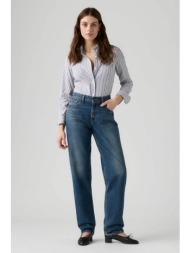 levi`s® γυναικείο τζιν παντελόνι πεντάτσεπο loose tapered fit - 0083n0008 denim blue σκούρο