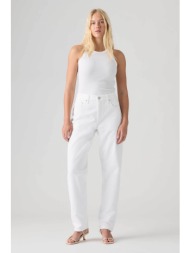 levi`s® γυναικείο τζιν παντελόνι πεντάτσεπο loose tapered fit - 0083n0003 λευκό