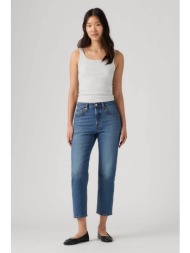 levi`s® γυναικείο ψηλόμεσο τζιν παντελόνι cropped πεντάτσεπο straight fit `501® original` - 36200041