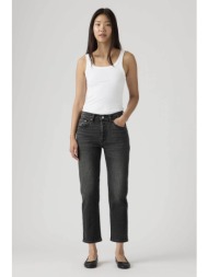 levi`s® γυναικείο ψηλόμεσο τζιν παντελόνι cropped πεντάτσεπο straight fit `501® original` - 36200039