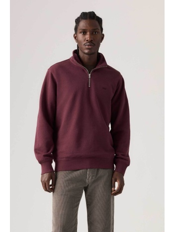 levi`s® ανδρική μπλούζα φούτερ με 1/2 φερμουάρ standard fit