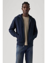 levi`s® ανδρική ζακέτα φούτερ με κουκούλα standard fit `original housemark` - 345840048 μπλε σκούρο
