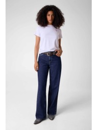 guess γυναικείο τζιν παντελόνι πεντάτσεπο wide leg - w6ya01d1178 denim blue σκούρο