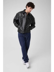 guess ανδρικό τζιν παντελόνι πεντάτσεπο relaxed tapered fit - m5ga90d5m55 denim blue σκούρο