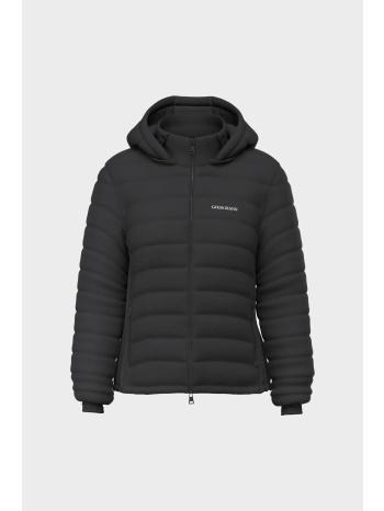 guess γυναικείο puffer μπουφάν με καπιτονέ σχέδιο και