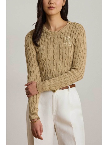 lauren ralph lauren γυναικείο πουλόβερ με cable knit