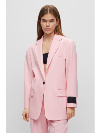 hugo boss γυναικείο σακάκι oversized με ένα κουμπί και logo σε προσφορά