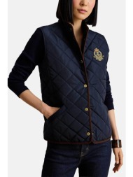 lauren ralph lauren γυναικείο μπουφάν αμάνικο καπιτονέ - 297p18068004 μπλε σκούρο