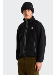 the north face ανδρικό fleece jacket relaxed fit `fleeski` - nf0a88xqjk31 μαύρο
