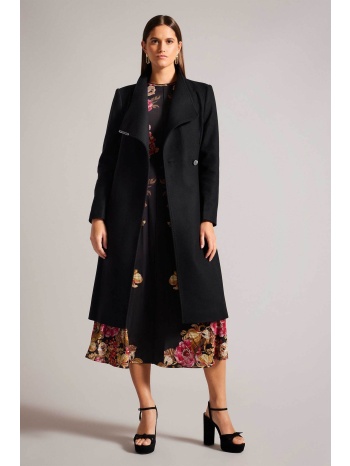 ted baker γυναικείο μάλλινο midi παλτό με ζώνη `rose` 