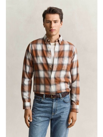 gant ανδρικό πουκάμισο flannel button down με καρό σχέδιο