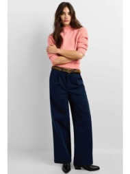 pepe jeans γυναικείο παντελόνι με σούρες straight fit `lindsey` - pl2100128 μπλε σκούρο