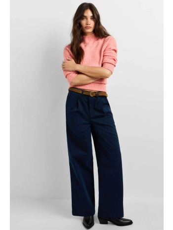 pepe jeans γυναικείο παντελόνι με σούρες straight fit