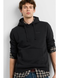 pepe jeans ανδρική μπλούζα φούτερ με κουκούλα και λογότυπο regular fit `jefferson` - pm5800252 μαύρο