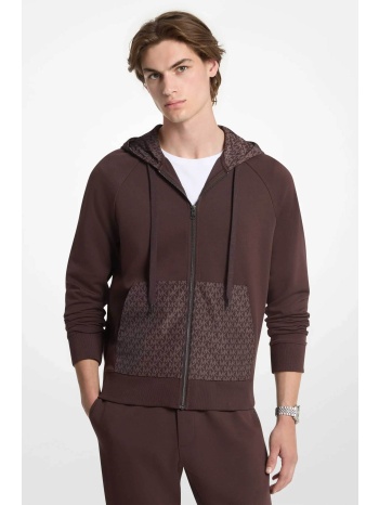 michael kors ανδρική ζακέτα φούτερ με κουκούλα regular fit