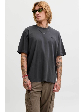 jack & jones ανδρικό t-shirt μονόχρωμο με logo print