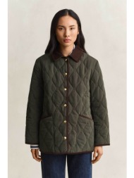 gant γυναικείο jacket με καπιτονέ σχέδιο, all-over monogram pattern και κοτλέ trims relaxed fit - 47