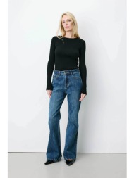 grace & mila γυναικείο τζιν παντελόνι flare fit `joseph` - joseph denim blue