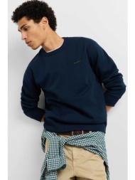 pepe jeans ανδρική μπλούζα φούτερ με λογότυπο regular fit `jefferson` - pm5800250 μπλε σκούρο