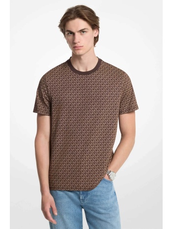 michael kors ανδρικό t-shirt με all-over monogram print σε προσφορά
