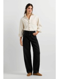 pepe jeans γυναικείο τζιν παντελόνι πεντάτσεπο loose tapered fit `bow` - pl20510762 μαύρο